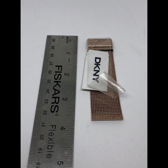 New DKNY Watch Half Band Use For Parts Stainless Steel Mesh NY2564 Cc57 - Picture 1 of 8